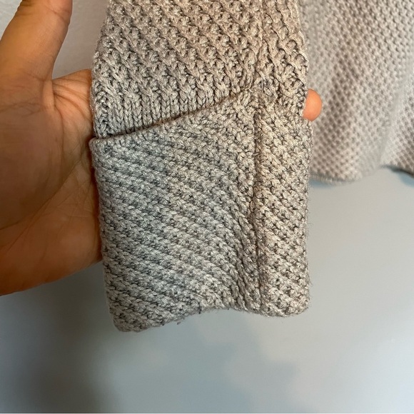 Philosophy | Open knit Cashmere blend grey crew neck sweater sz Small - Picture 2 of 13